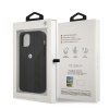Etui BMW BMHCP12SRSPPK iPhone 12 mini 5,4 czarny/black hardcase Leather Curve Perforate